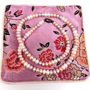 Honora Pearl Necklace with 925 Sterling clasp